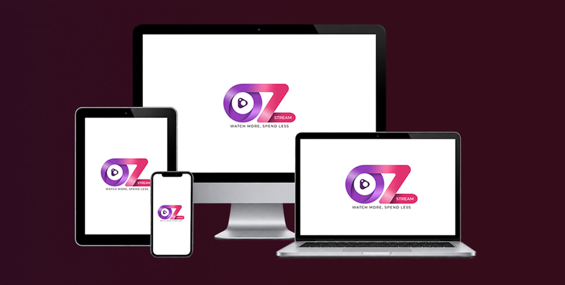 Application OZ STREAM sur ordinateur, tablette, smartphone et TV